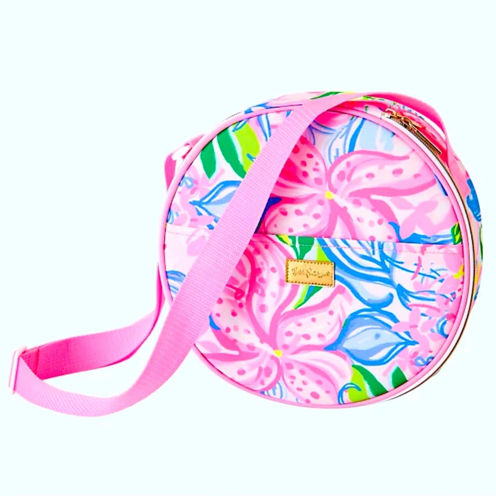 NWOT Lilly Pulitzer Picnic Basket Cooler with Accessories